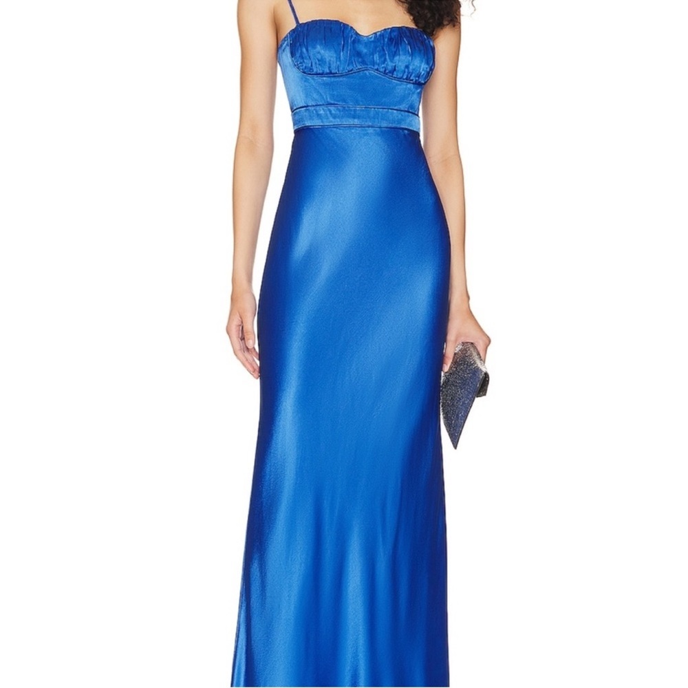 Shona Joy Oliviera Ruched Maxi Dress Size 6